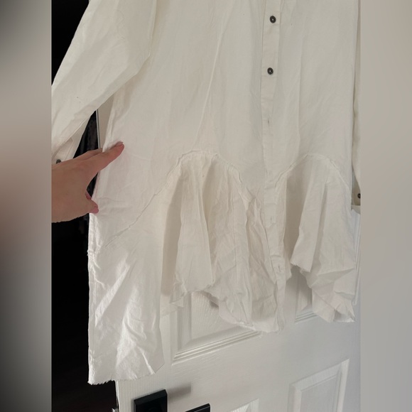 Freya poplin bottom blouse by Free People S - Picture 7 of 8